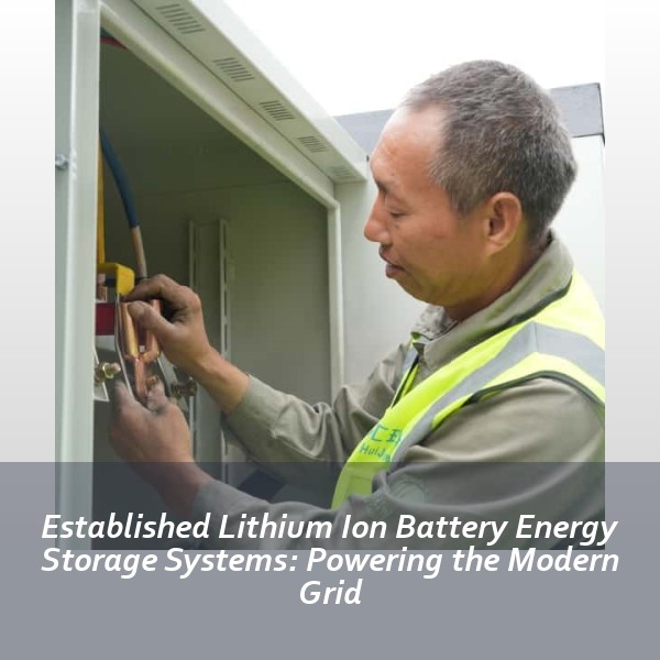 Established Lithium Ion Battery Energy Storage Systems: Powering the Modern Grid